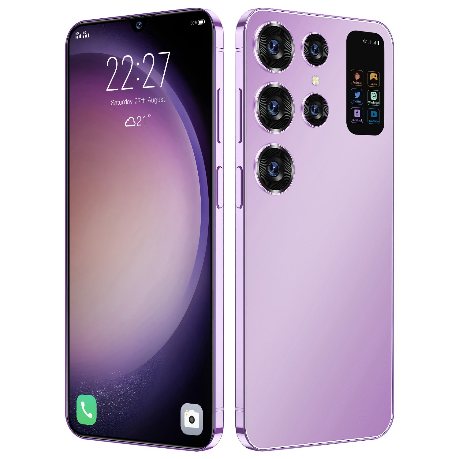 HIGH EQUIPMENT Gaming Phone S24 Ultra 5G Mobile Phone 16GB+1TB Large Memory Smart Phone Gaming Cellphone